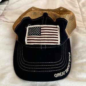 American Flag Trucker Hat